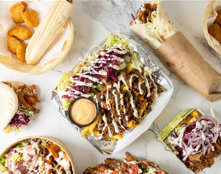 Kebab Stationen — udvalg af retter